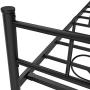 HAAGEEP Twin Bed Frame with Headboard Storage No Box Spring Needed Metal Platform Single Size Bedframe Foundation 14 Inch High