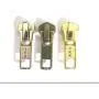 YKK #5 Lock Zipper Slider Metal Teeth Antique Mix Color Replace Part (6 Sliders)