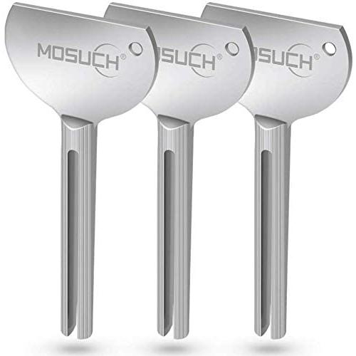 Toothpaste Squeezer, Tube Squeezer 3 Pack Metal Tube Squeezer Tube Winder Economical to Save Toothpaste, Creams, Paint Squeezer Roller Roller Squeezer Tube Squeezer Tool Simple & Practical