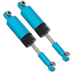 4pcs Metal Shock Absorber Kit Damper for 1:16 WPL C14 C24 RC Crawler Off-Road Car (Blue)