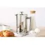 Mixpresso Stainless Steel French Press Coffee Maker 34 Oz 1L Double Wall Metal Insulation Coffee Press &Tea Brewer Easy Clean, And Easy Press