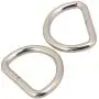 RDEXP Sliver Metal D Ring Loop Ring for Bags Belt Buckle Straps Pack of 20 RDEXP Sliver Metal D Ring Loop Ring for Bags Belt Buckle Straps Pack of 20