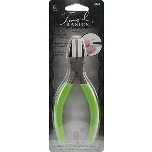 4469 Cousin Nylon Jaw Craft and Jewelry Pliers Green 5 1/2'' 1