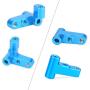 Dilwe 3PCS Metal RC Car Steering Linkage Turning Seat for WLtoys A949 A959-B A969 A979 K929