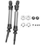 T best RC Drive Shaft, Aluminium Alloy Steel Transmission Axal Accessory Fit for ECX 2WD 1/10 RC Car(Titanium)