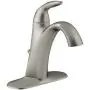 KOHLER Alteo K-45800-4-BN Single Handle Single Hole or Centerset Bathroom Faucet with Metal Drain Assembly in Brushed Nickel KOHLER Alteo K-45800-4-BN Single Handle Single Hole or Centerset Bathroom Faucet with Metal Drain Assembly in Brushed Nickel