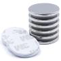 Super Strong Neodymium Disc Magnets with Double-Sided Adhesive, Powerful Permanent Rare Earth Magnets. Fridge, DIY, Building, Scientific, Craft, and Office Magnets, 1.26 inch D x 1/8 inch H - 6 Packs