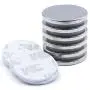 Super Strong Neodymium Disc Magnets with Double-Sided Adhesive, Powerful Permanent Rare Earth Magnets. Fridge, DIY, Building, Scientific, Craft, and Office Magnets, 1.26 inch D x 1/8 inch H - 6 Packs