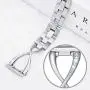V-MORO Silver Band Compatible with Galaxy Watch Active 40mm Bands Women 20mm Bling Jewelry Bangle Metal Stainless Steel Bracelet for Samsung Galaxy Watch Active 40mm/Galaxy Watch 42mm SM-R810 V-MORO Silver Band Compatible with Galaxy Watch Active 40mm Bands Women 20mm Bling Jewelry Bangle Metal Stainless Steel Bracelet for Samsung Galaxy Watch Active 40mm/Galaxy Watch 42mm SM-R810