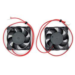 2pcs 3D Printer Fan 12V, 40mm Fan 12 Volt 0.1A Quiet Double Ball Bearing Cooling Fan 40X40X10mm for 3D Printer Heat Sink, Hotend Extruder Heatsinks