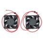 2pcs 3D Printer Fan 12V, 40mm Fan 12 Volt 0.1A Quiet Double Ball Bearing Cooling Fan 40X40X10mm for 3D Printer Heat Sink, Hotend Extruder Heatsinks