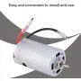 T best Brush Motor, 1:14 Scale Metal 550 Carbon Brush Motor Four-Wheel Drive Remoted Control Speed Change Motor RC Cars Replacement Upgrade Parts for WLtoys 144001 1/14 Alloy RC Car(Metal)