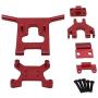 freneci RC Car Upgrade Parts Metal Front Guard Bumper for Wltoys 124018 1/12 Scale Remote Control Cars Accessories - Red