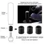 Aluminum Weighted Manual Shift knobs, Long Stick Shift Knob Gear Shifter Knobs, Car Accessories Lever Cover Head 5 inch Universal Shifter Knobs with 3 Threaded Adapters M8 M10 M12 x 1.25 (Blue) Aluminum Weighted Manual Shift knobs, Long Stick Shift Knob Gear Shifter Knobs, Car Accessories Lever Cover Head 5 inch Universal Shifter Knobs with 3 Threaded Adapters M8 M10 M12 x 1.25 (Blue)