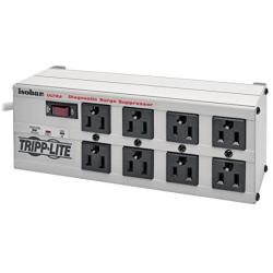 Tripp Lite ISOBAR8ULTRA Isobar 8 Outlet Surge Protector Power Strip, 12ft Cord, Right-Angle Plug, Metal Lifetime Limited Warranty & Dollar 50,000 Insurance White