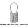 Master Lock 4688D Set Your Own Combination TSA Approved Luggage Lock, 1 Pack, Assorted Colors