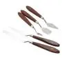EVINIS 5Pcs Stainless Steel Spatula Palette Knife Painting Mixing Scraper Set,3D Print Removal Tool