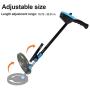 Metal Detector for Kids Lightweight Adjustable Height Gold Detector with Pointer,6.9 Inch Waterproof Search Coil Underwater Metal Detector for Kids, Rake,Shovel Included