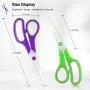 Scissors Bulk Set of 5-Pack, Niutop 8'' Multipurpose Sharp Scissors for Office Home High/Middle School Student Teacher Scissor Supplies, Soft Comfort-Grip Right/Left Handles Scissors Bulk Set of 5-Pack, Niutop 8'' Multipurpose Sharp Scissors for Office Home High/Middle School Student Teacher Scissor Supplies, Soft Comfort-Grip Right/Left Handles