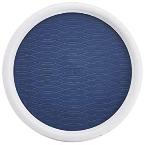 Copco Basics Non-Skid Turntable, 9 inch, Steel Blue