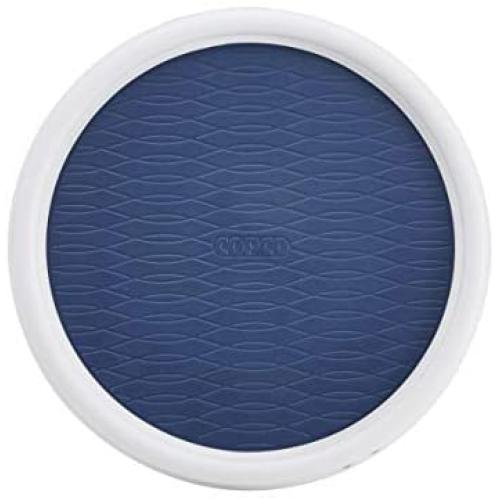 Copco Basics Non-Skid Turntable, 9 inch, Steel Blue