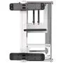 Thermaltake Core P3 ATX Tempered Glass Gaming Computer Case Chassis, Open Frame Panoramic Viewing, White Edition, CA-1G4-00M6WN-05,Snow Thermaltake Core P3 ATX Tempered Glass Gaming Computer Case Chassis, Open Frame Panoramic Viewing, White Edition, CA-1G4-00M6WN-05,Snow