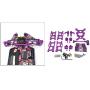 F Fityle Metal Upgrade Part Kits for WLtoys 1/12 124019 1:14 144001 RC Car Truck Front/Rear Swing Arms Steering Group Front/Rear Shock Mounts - Purple