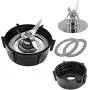 490261 Replacement Parts for Os-ter & Os-terizer Blenders by Wadoy 4961 Blender 4-Point Blade with 4902 Bottom Cap and Rubber Gasket, Blender Accessory Refresh Kit 490261 Replacement Parts for Os-ter & Os-terizer Blenders by Wadoy 4961 Blender 4-Point Blade with 4902 Bottom Cap and Rubber Gasket, Blender Accessory Refresh Kit