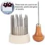 Vruping 23PCS Handmade Setting Beading Grain Jewelry Tools, Professional Jewelry Setting Graver,Diamond Stone Beards Setting Graver Tool Vruping 23PCS Handmade Setting Beading Grain Jewelry Tools, Professional Jewelry Setting Graver,Diamond Stone Beards Setting Graver Tool