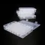 4PCS Clear White Plastic Organizer Box with Dividers 24 Grid Storage Containers Jewelry Storage Box with Dividers for Beads Earrings Necklaces Rings Metal Parts Accessories Screws Button Storage 4PCS Clear White Plastic Organizer Box with Dividers 24 Grid Storage Containers Jewelry Storage Box with Dividers for Beads Earrings Necklaces Rings Metal Parts Accessories Screws Button Storage
