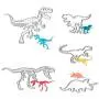 SXLFY Metal Die Cuts for Card Making Stencils DIY Scrapbook Supplies 2-Piece Set (Dinosaur Fossil)