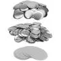 3'' 75mm 100 Sets Metal Back Badge Button Parts for 75mm Button Maker DIY 3'' 75mm 100 Sets Metal Back Badge Button Parts for 75mm Button Maker DIY