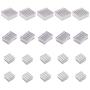 20 PCS Raspberry Pi 4 Heatsink Kit with Thermal Conductive Adhesive Tape, Pastall Aluminum Heatsink for Raspberry Pi B B+ 2/3/4