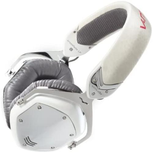 V-MODA Crossfade LP Over-Ear Noise-Isolating Metal Headphone (White Pearl)
