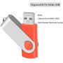 [NOT 128GB ] Enfain 10 Pack Small Capacity 128 MB USB Flash Drive Bulk Thumb Drives 128MB in Red, with LED Indicator, 12 x Removable White Labels for Marking Contents Loaded