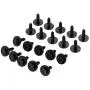 Mtsooning 20 Pcs/Set Universal Car Auto 4.8x19mm Self-Tapping Screws Captive Loose Washer 8mm Hex Head Black Hot C45 Mtsooning 20 Pcs/Set Universal Car Auto 4.8x19mm Self-Tapping Screws Captive Loose Washer 8mm Hex Head Black Hot C45