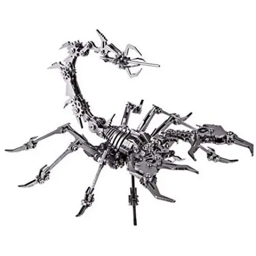 RuiyiF 3D Metal Puzzle Scorpion DIY Model Kit, Detachable 3D Jigsaw Puzzles for Adults , Ornament for Desk RuiyiF 3D Metal Puzzle Scorpion DIY Model Kit, Detachable 3D Jigsaw Puzzles for Adults , Ornament for Desk