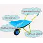 G & F Products G & F 10041 JustForKids Kids Wheel Barrel made of real metal kids size G & F Products G & F 10041 JustForKids Kids Wheel Barrel made of real metal kids size