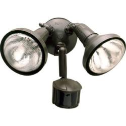 EATON Lighting MS185R 180 Degree 300W PAR Motion Security Floodlight with Reflectors, Bronze