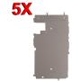 MMOBIEL Pack of 5 LCD Metal Back Plate Replacement Compatible with iPhone 7 with Heat Shieldincl Screwdrivers
