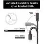 JR TECHNIK iPhone Charger, Lightning Cable MFi Certified High-Speed Charging Cord Lightning to USB A iPhone Charger Cable