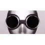 Steampunk Metal Welding Goggles - Dark Tinted Glass Lens with Aluminum Metal and Rubber Lining Steampunk Metal Welding Goggles - Dark Tinted Glass Lens with Aluminum Metal and Rubber Lining