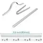 Nose Bridge Strips for mask, 100 PCS Aluminum Metal Nose Strips Straps Adjustable Nose Clips Wire Adhesive Nose Bridge Bracket for DIY Face mask Making Accessories for Sewing Crafts