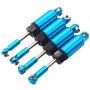 4Pack ShareGoo Metal Shock Absorber Kit Damper Suspension Upgrade Part for WPL 1/16 C14 C24 RC Crawler Off-Road Car Truck (Blue)