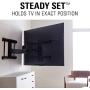 SANUS Advanced Universal Full-Motion Premium TV Wall Mount for 46” to 95” Flat Screen TVs - Features 8º Of Tilt & 55º Of Swivel, Ideal For Extra Large TVs - UL Listed & Safety Tested - VXF730-B2