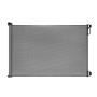 EasyBaby Products Indoor Outdoor Retractable Baby Gate, 33'' Tall, Extends up to 55'' Wide, Grey