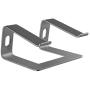 Soundance Laptop Stand, Aluminum Computer Riser, Ergonomic Laptops Elevator for Desk, Metal Holder Compatible with 10 to 15.6 Inches Notebook Computer, Grey