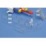 Steel Spirit AW-112 Model Detail Up Metal Parts Photo-Etch PE Handrails Fence B 1/100 Scale