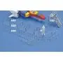 Steel Spirit AW-112 Model Detail Up Metal Parts Photo-Etch PE Handrails Fence B 1/100 Scale