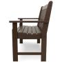 POLYWOOD GNB48MA Vineyard 48'' Bench, Mahogany